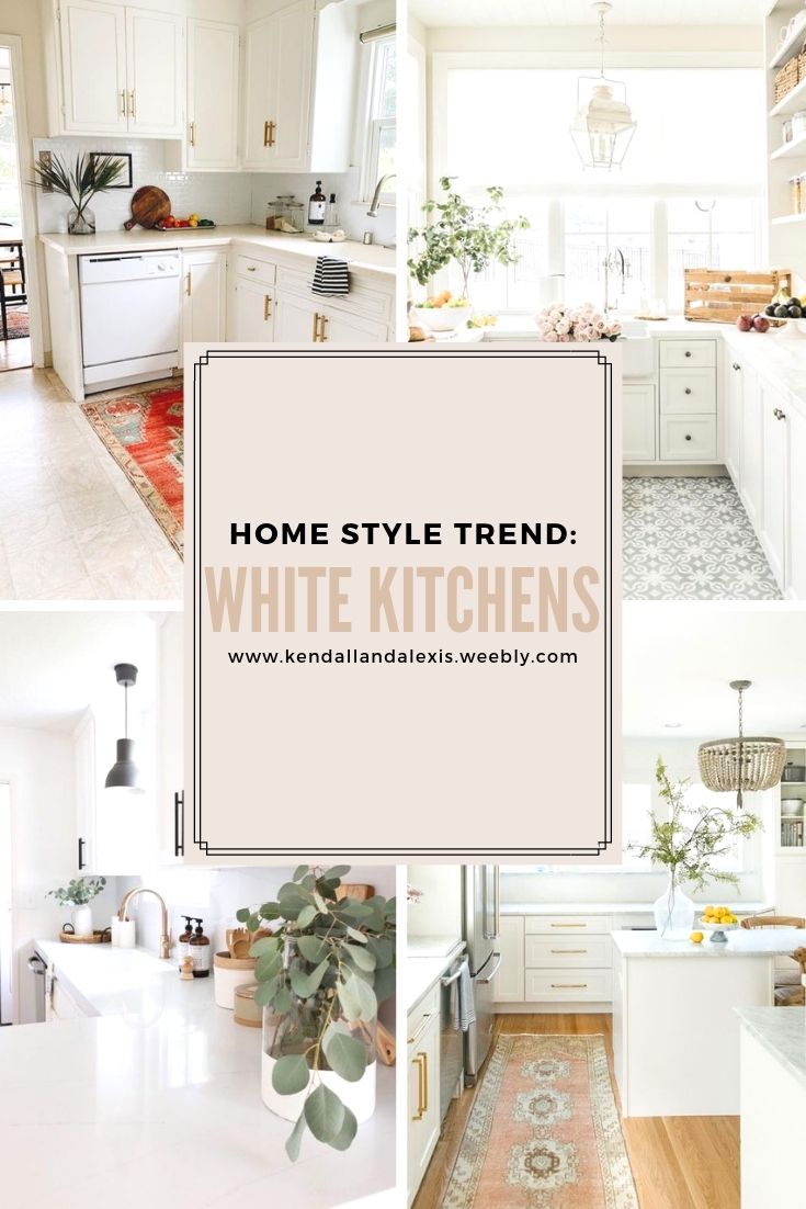 Home Style Trend: White Kitchens