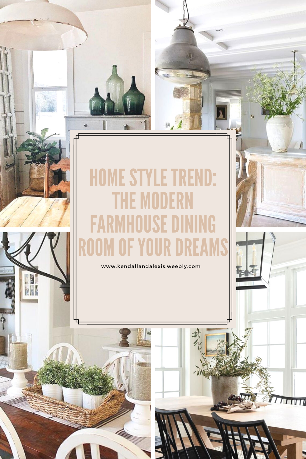 Home Style Trend: The Modern Farmhouse Dining Room of Your Dreams